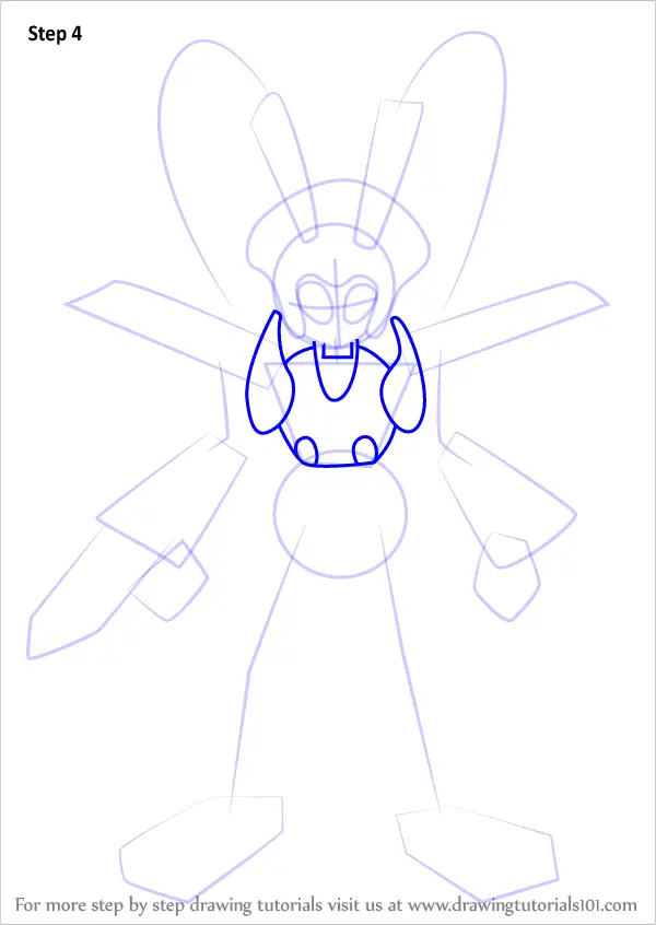 How to Draw Papyrak from Medabots (Medabots) Step by Step ...