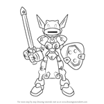 How to Draw Pretty Prime from Medabots