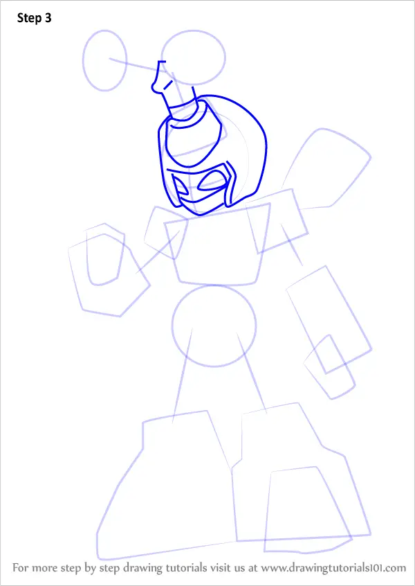 How to Draw Saikachi from Medabots (Medabots) Step by Step ...