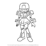 How to Draw Sailormate from Medabots