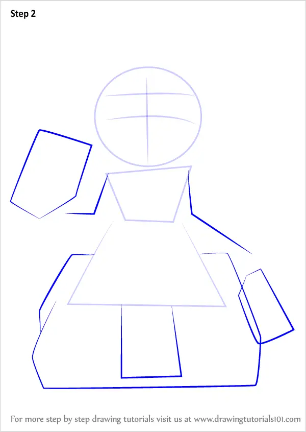 How To Draw Snowbro From Medabots (medabots) Step By Step 