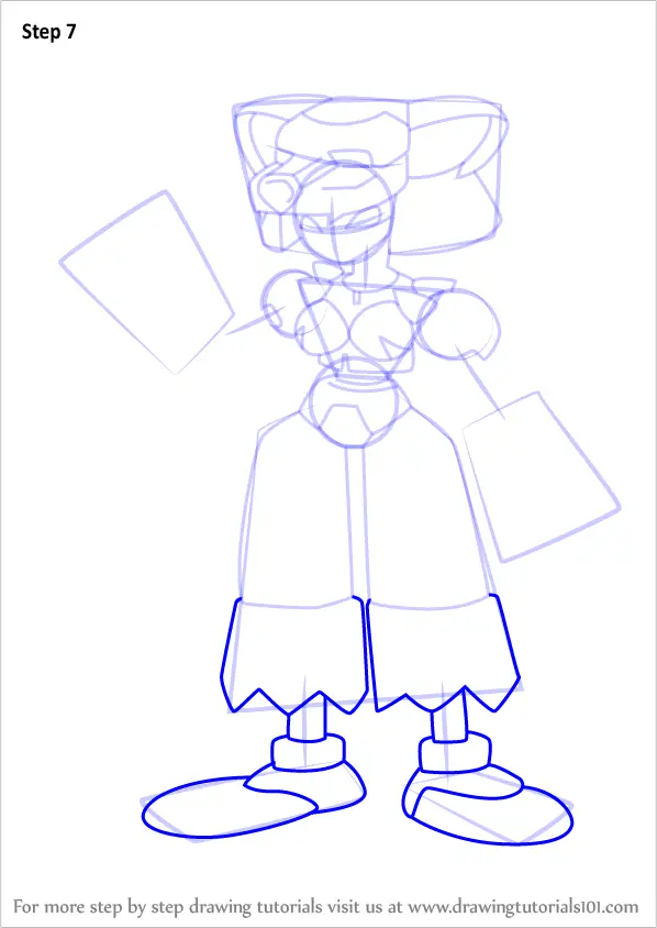 How to Draw Spiritus from Medabots (Medabots) Step by Step ...