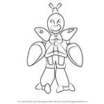 How to Draw Stingray from Medabots