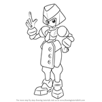 How to Draw Twinkle from Medabots