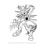 How to Draw Copy X from Mega Man Zero