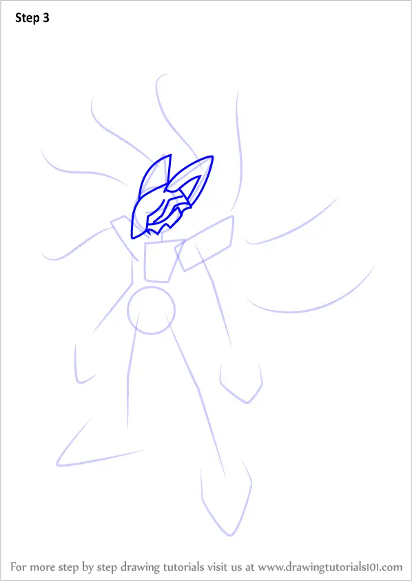 How To Draw Cubit Foxtar From Mega Man Zero (mega Man Zero) Step By 