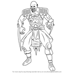 How to Draw Baraka from Mortal Kombat