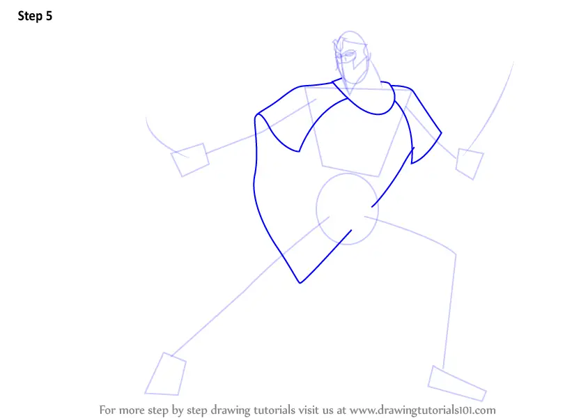 How to Draw Rain from Mortal Kombat (Mortal Kombat) Step by Step ...