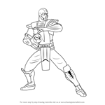 How to Draw Sub-Zero from Mortal Kombat