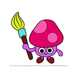 How to Draw Art Lee from Moshi Monsters