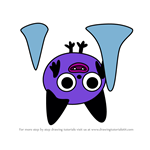 How to Draw Bats from Moshi Monsters
