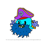 How to Draw Captain Codswallop from Moshi Monsters