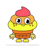 How to Draw Coolio from Moshi Monsters