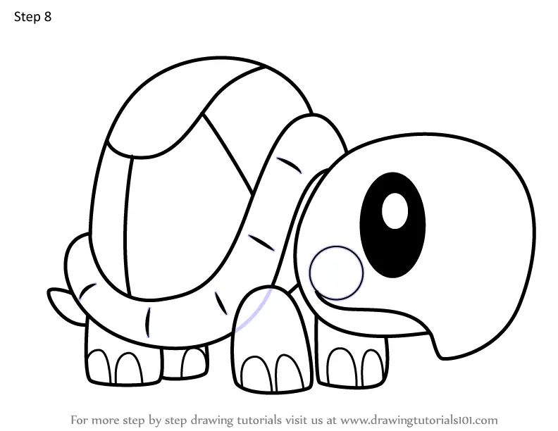 How to Draw Dawdles from Moshi Monsters (Moshi Monsters) Step by Step ...