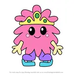 How to Draw Gracie from Moshi Monsters