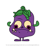How to Draw Grott from Moshi Monsters