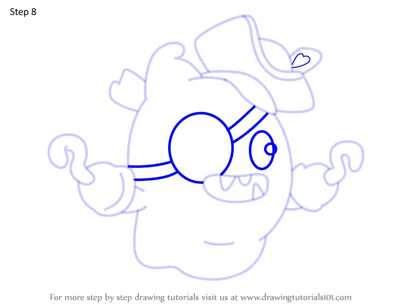 How to Draw Handy Van Hookz from Moshi Monsters (Moshi Monsters) Step ...