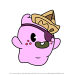 How to Draw Jaunty Jack from Moshi Monsters