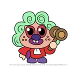 How to Draw Jen from Moshi Monsters
