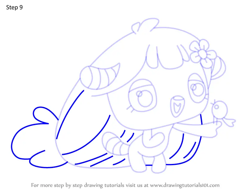 How To Draw Juno From Moshi Monsters (moshi Monsters) Step By Step 