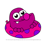 How to Draw Lenny Lard from Moshi Monsters