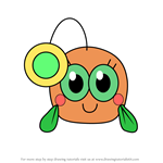 How to Draw Loomy from Moshi Monsters