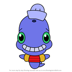 How to Draw Lubber from Moshi Monsters