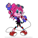 How to Draw Missy Kix from Moshi Monsters