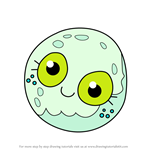 How to Draw Moony Loony from Moshi Monsters