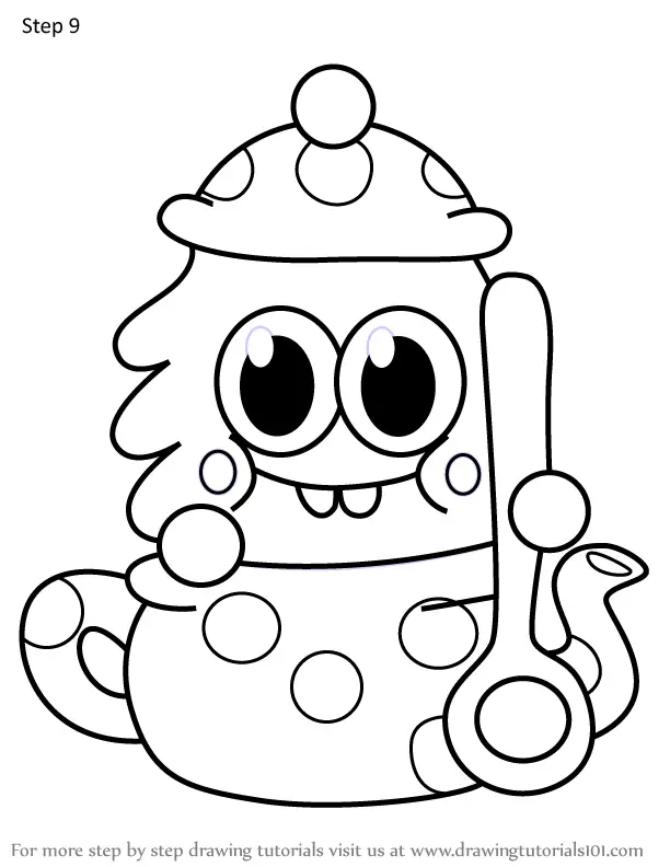 How to Draw Oopsy from Moshi Monsters (Moshi Monsters) Step by Step ...