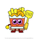 How to Draw PomPom from Moshi Monsters