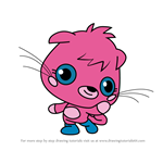 How to Draw Poppet from Moshi Monsters