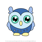 How to Draw Prof. Feathersnooze from Moshi Monsters