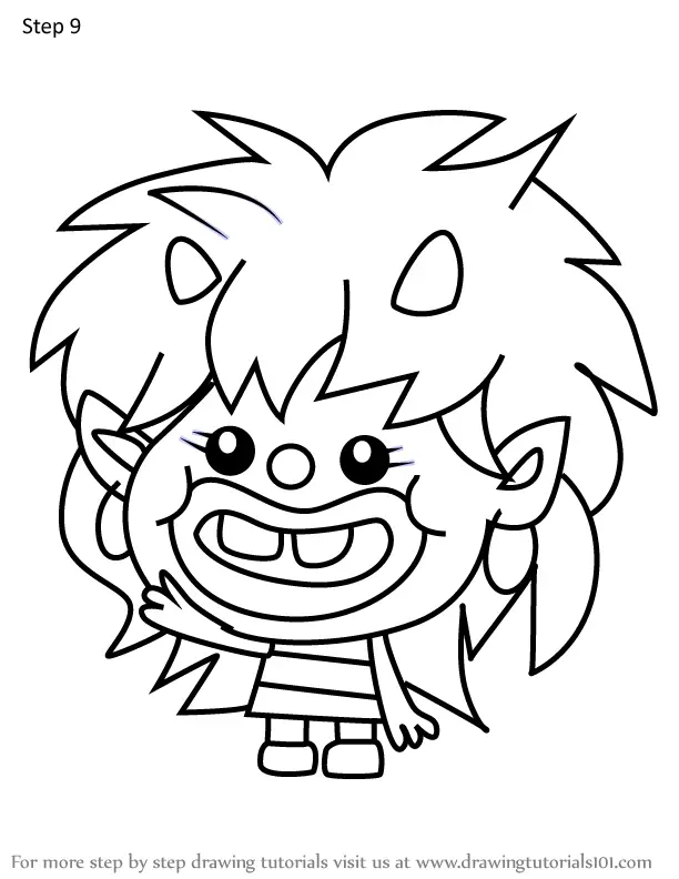 How To Draw Ruby Scribblez From Moshi Monsters (moshi Monsters) Step By 