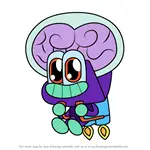 How to Draw Splutnik from Moshi Monsters