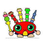 How to Draw Wallace from Moshi Monsters