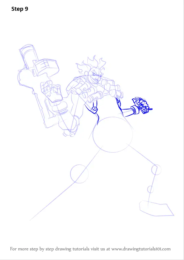 video is how drawing to How Step (Overwatch) Draw from Overwatch Learn Junkrat