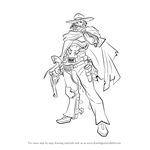 How to Draw McCree from Overwatch