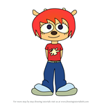 How to Draw Lammy from PaRappa The Rapper