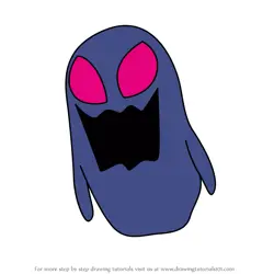 How to Draw Alien Ghosts from Pac-Man