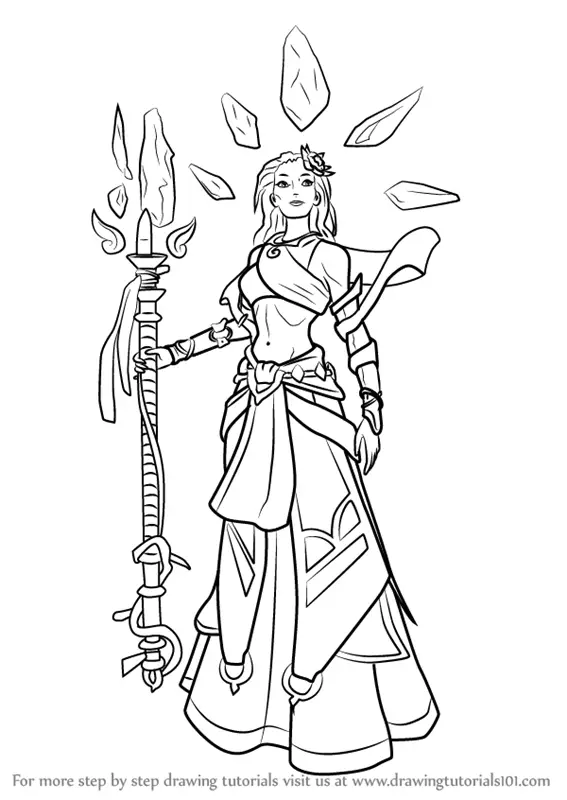 Paladin Coloring Pages Coloring Pages