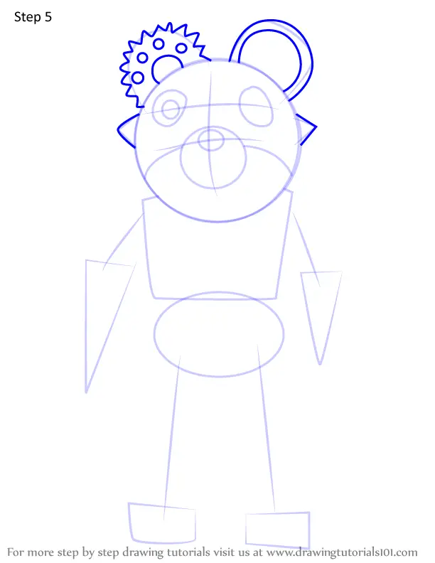 How To Draw Raze From Piggy (piggy) Step By Step 