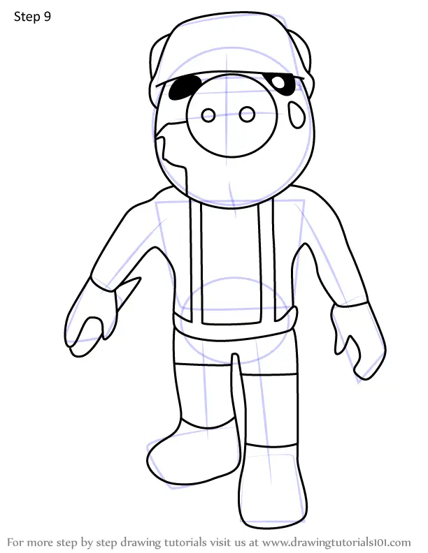 How to Draw Soldier from Piggy (Piggy) Step by Step ...