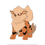 How to Draw Arcanine from Pokemon GO