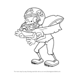 How to Draw Giga-Football Zombie from Plants vs. Zombies