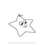 How to Draw Starfruit from Plants vs. Zombies