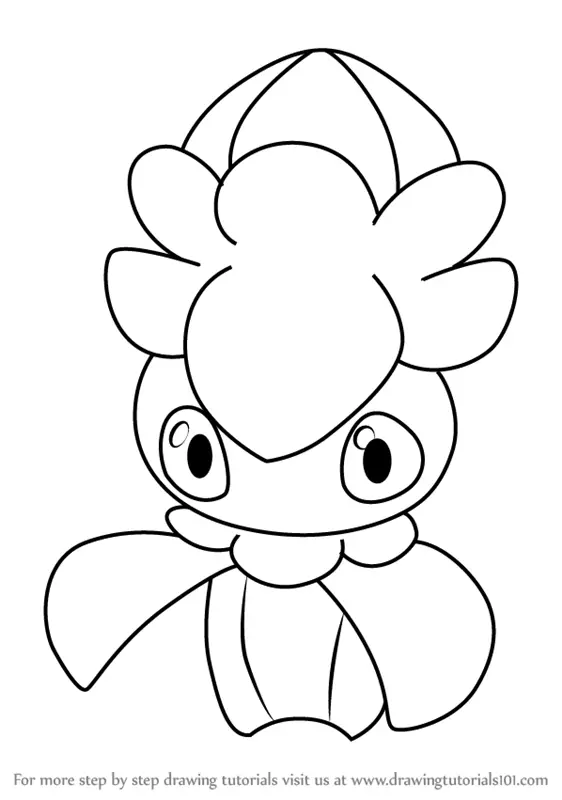 How to Draw Fomantis from Pokemon Sun and Moon (Pokémon Sun and Moon ...