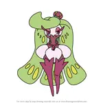 How To Draw Tsareena From Pokemon Sun And Moon (pokémon Sun And Moon 