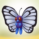 How to Draw Butterfree from Pokemon GO