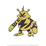 How to Draw Electabuzz from Pokemon GO